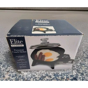 Elite Gourmet EFS-400 Persönliche Rühr Bratpfanne Pfanne, Schnell 7" x 7", Schwarz - Bild 1 von 3