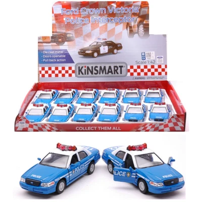 FORD CROWN VICTORIA POLICE INTERCEPTOR (1 Model) cm 12,5 1:42 Kinsmart Modellism - Immagine 1 di 3