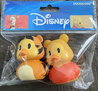 Disney Duckalooz Tigger & Winnie The Pooh Patos de Goma Paquete de 2 Sellados Foto 1 de 2