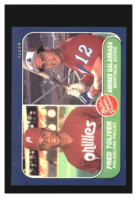 1986 Fleer #647 Andres Galarraga Montreal Expos MINT - Image 1 of 2