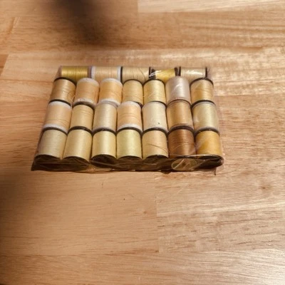 Mixed Lot Of Spools Sewing Thread Crafts Classic Colors Yellow - Image 1 of 4