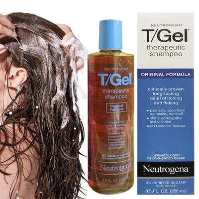 Champú terapéutico Mejora el cuero cabelludo escamoso y con picazón T/ gel 250ML - Imagen 1 de 4