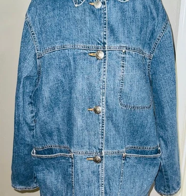 Chaqueta vaquera vintage Wrangler grande Cottagecore Western Foto 1 de 4