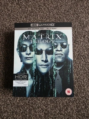 The Matrix Trilogy 4K UHD Blu-ray/Blu-ray Box Set (READ DESC & LOOK AT PICS) - Image 1 of 4