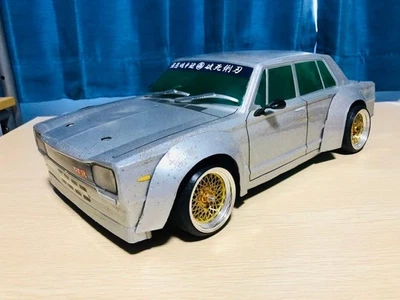 Tamiya RC auto solo carrozzeria GTR berlina argento scala 1/10 - Immagine 1 di 4