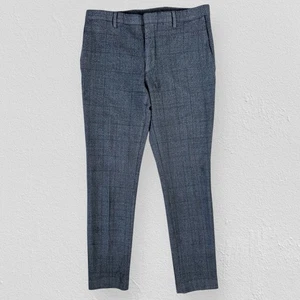Burberry London Grey Wool Check Trousers Womens 52R W32 L30 - Picture 1 of 5