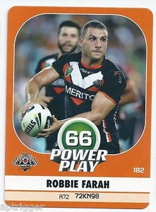 2015 NRL Power Play Base Card (182) Robbie FARAH Wests Tigers - Picture 1 of 1