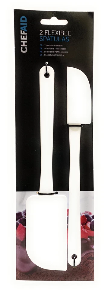 Chef Aid Spatula Icing Cooking Baking Bowl Scrapper Flexible Tool - 34 cm 2x - Image 1 of 3