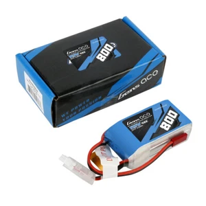 Gens Ace 800mAh 11.1V 45C 3S RC Airplane Lipo Battery Pack With Red JST Plug - Picture 1 of 5