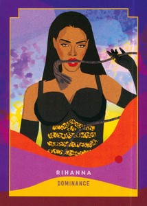 Rihanna, Oversized Hip Hop Queens Oracle Tarot Trading Card 2021 MINT