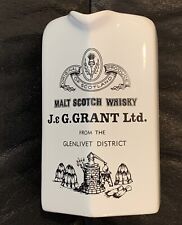 J & G GRANT SCOTCH WHISKY ADVERTISING WATER PITCHER PUB JUG EUROCERAMICS NR MINT