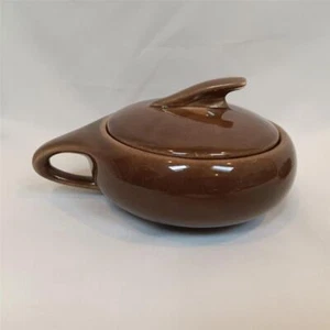 Vtg Laurel of California LIFE 3 Lidded Soup Crock Bowls Desert Brown MCM MOD USA - Picture 1 of 14