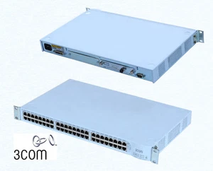 3COM SUPERSTACK 3 4400 3C17204 48 PORTS SWITCH + 3C17221 1000BASE SX MODULE O629 - Bild 1 von 1