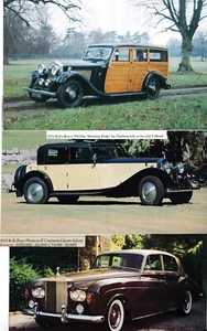 40 LOT Vintage ROLLS ROYCE Automobiles, Large-Size Magazine Clips-Pictures - Picture 1 of 10