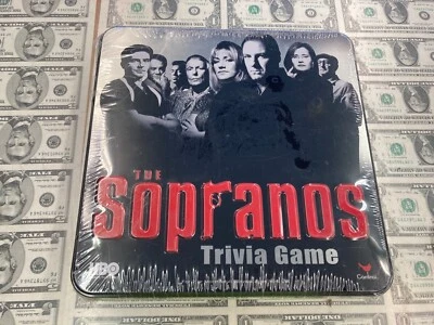 The Sopranos Triva Game - 2004 - HBO - Collectable Tin Box - Brand New Sealed  - Image 1 of 4