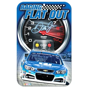 DALE EARNHARDT JR #88 NATIONWIDE RACING FLAT OUT NASCAR SIGN 11"X17" - Picture 1 of 1