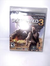 Uncharted 3 Drake's Deception PS3 Sealed New PlayStation 3 NOT FOR RESALE GAME