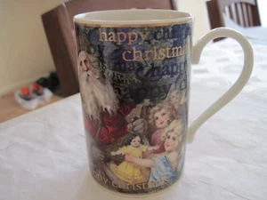 Dunoon fine Stoneware  Mug Cup  Christmas Wishes Santa Made in Scotland - Picture 1 of 5