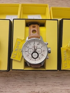 INVICTA RALLY WATCH WHITE FACE STAINLESS STEEL- NEW-SHIPS FAST!!!-SALE - Picture 1 of 8