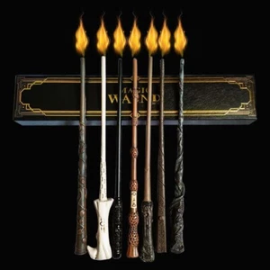 Harry Potter Magic Fire Wand Shooter Fireball Firing Wand Dumbledore Hermione - Foto 1 di 13