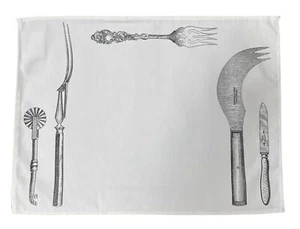 "Paquete de 4 tapetes de mesa de algodón para cortadores de pastelería tapetes de tela 13,5 x 17,5" - Imagen 1 de 1