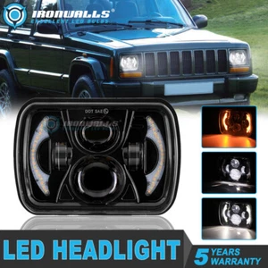 For Mazda Pickup B2000 B2200 B2600 1986-1993  7x6" 5x7 LED Rectangular Headlight - Picture 1 of 12