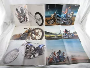 David Mann Centerfold Poster &Bike/Beautiful Lady Easyriders Lot Of 3 Free Shp. - Picture 1 of 16