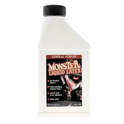 Monster Liquid Latex - Dries CLEAR - Creates Zombie Skin and FX - Image 1 of 4