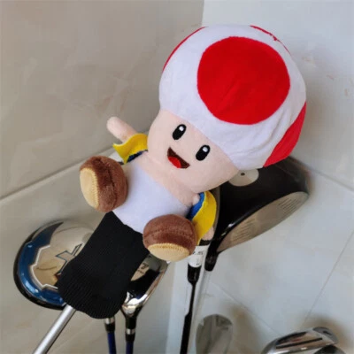 Super Mario Golf Wood Head Covers For Driver Fairway Woods Mushroom Hybrid - Image 1 of 4