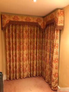 LIBERTY Curtains - Set of 3 + Matching Pelmet