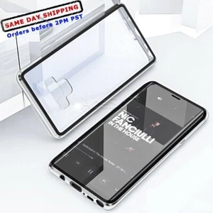Magnetic Adsorption Tempered Glass Cover Case for Samsung Galaxy Note 9 N960U US - Picture 1 of 1