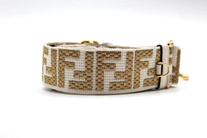 Fendi Bag Strap White/Gold - Picture 1 of 6