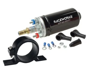 Raceworks 250LPH 5 BAR 310LPH External Fuel Pump EFP-502 + Mounting Bracket - Picture 1 of 2