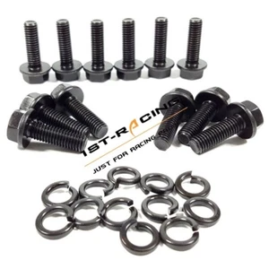 M8*25 Grade 10.9 Steel Exhaust Header Bolts For GM LS1 LS2 LS3 4.8 5.3 6.0 6.2L - Picture 1 of 4