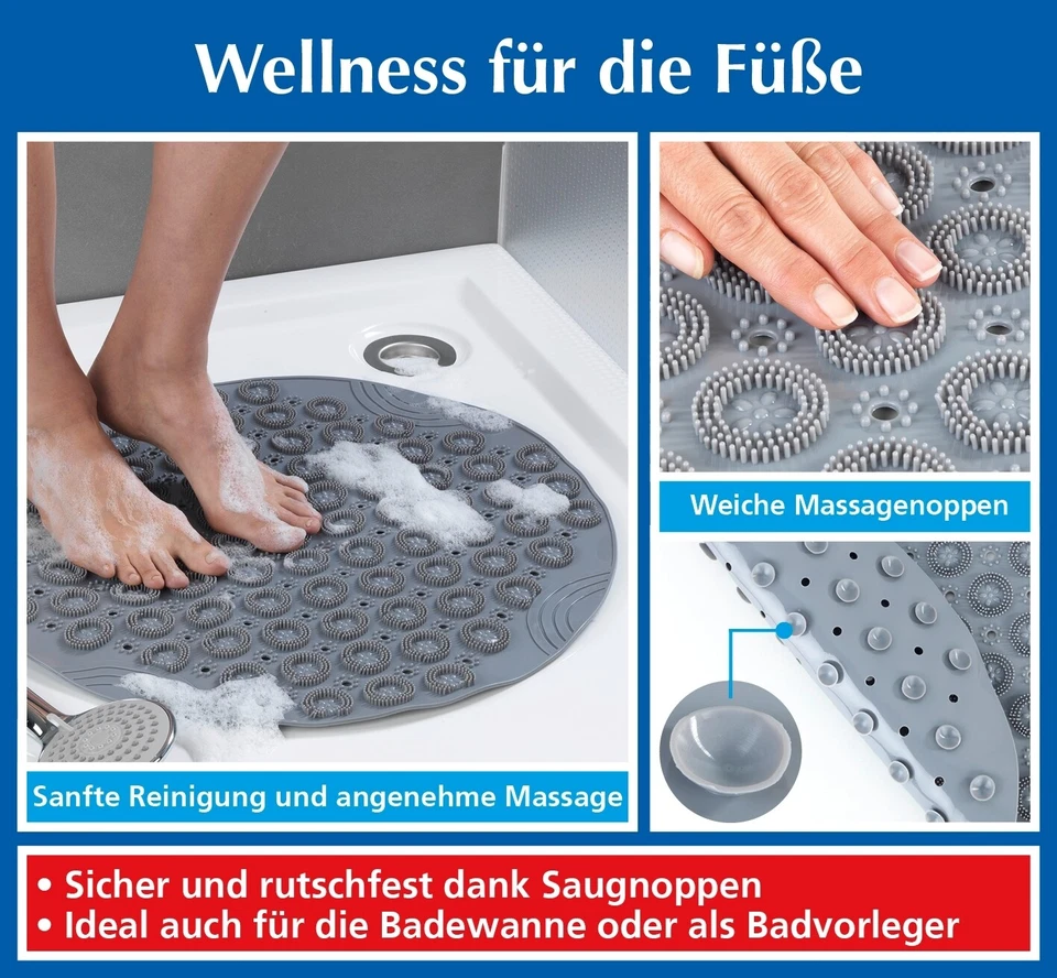 Maximex Duschmatte Grau 55 0 0 Cm 9939990500 (4008069030514)