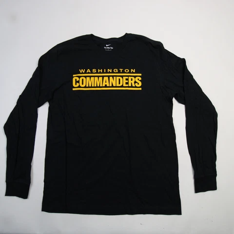 Washington Commanders Nike Nike Tee Long Sleeve Shirt Men's Black New Cover
