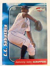 C.C. CC Sabathia 1999 Team Best Mahoning Valley Scrappers Rookie Card #44 (1222)