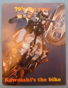 KAWASAKI H1 SALES BROCHURE ALSO SEE MY OWNERS MANUAL IN ANOTHER LISTING - Bild 1 von 9