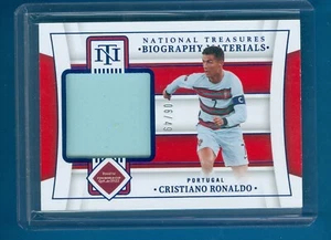 2022 Panini National Treasures Cristiano Ronaldo Patch 6/49 #BM-CR7 NM-MT - Picture 1 of 2