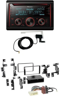 Pioneer 2DIN MP3 DAB USB CD Bluetooth Autoradio für Nissan Cube ab 09 Frontier a - Bild 1 von 4