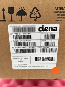 Ciena NTK507MS  Rear Exhaust High Flow Cooling (WE BUY CIENA) - Picture 1 of 3
