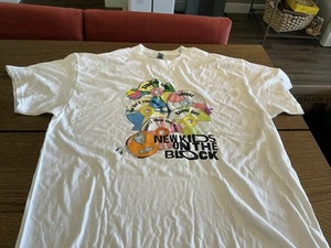 NKOTB Nueva Camisa de Música Gildan Niños Sobre el Bloque Años 90 - Blanca - Talla XL - Imagen 1 de 18