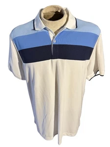 Polo Club Room Performance para hombre XL azul marino blanco bloques de colores nueva con etiquetas - Imagen 1 de 5