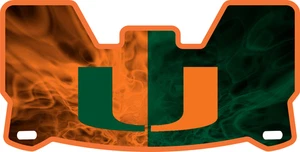 Miami Hurricanes Mini HELM VISIER VOLLFARBIG mit Clips mehrere Designs - Bild 1 von 9
