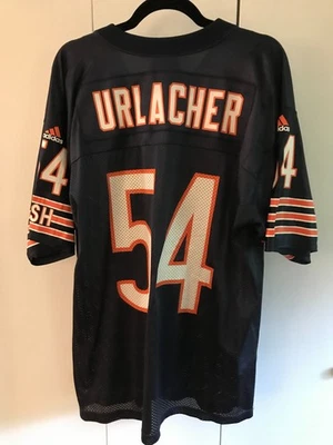 Camiseta Adidas NFL Chicago Bears Brian Urlacher #54 L Azul Foto 1 de 2