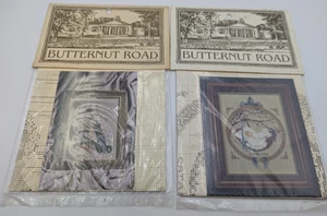 Butternut Road Cross Stitch NEW BABY, CHRISTMAS VISIT Marilyn Leavitt-Imblum NIP - Picture 1 of 6