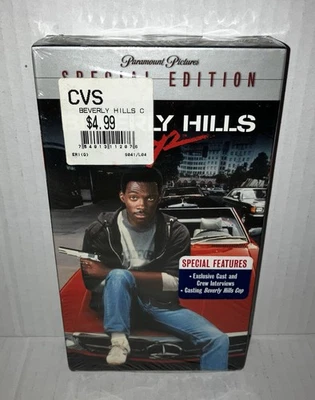 Sealed Beverly Hills Cop VHS Special Edition Watermarks Eddie Murphy 1984 - Image 1 of 4
