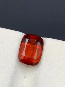 Piedra preciosa suelta corte cojín granate hessonita natural de 3,70 quilates de Sri Lanka - Imagen 1 de 6