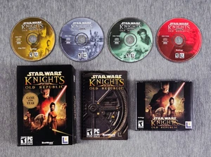 Star Wars Knights of the Old Republic GOTY PC Game 2003 Box/Discs/Manual - Picture 1 of 11