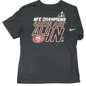 Camiseta Nike San Francisco 49ers Para Hombres XL Gris NFL Super Bowl 58 Campeones NFC - Imagen 1 de 4